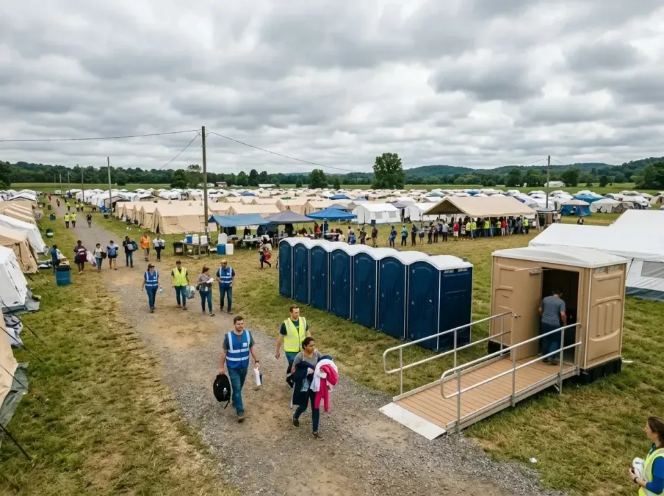 disaster-relief-camp-restrooms-010 — frequently asked questions, Dumpster & Portable Bathrooms Rental in Winchester, VA